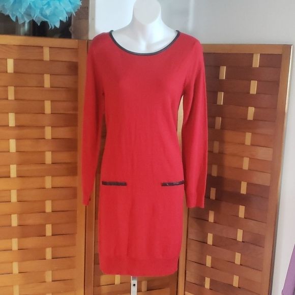 Cato brand red sweater dress - Picture 1 of 11
